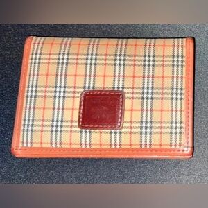 VTG Burberry Bifold Card Wallet